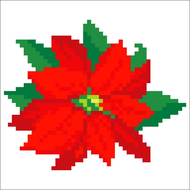 Pointsettia Pillow Pointsettia Pillow