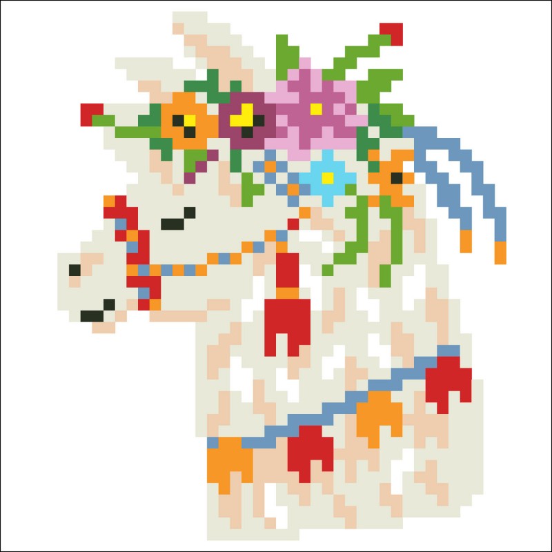 Llama Party Mini Pillow Llama Party Mini Pillow
