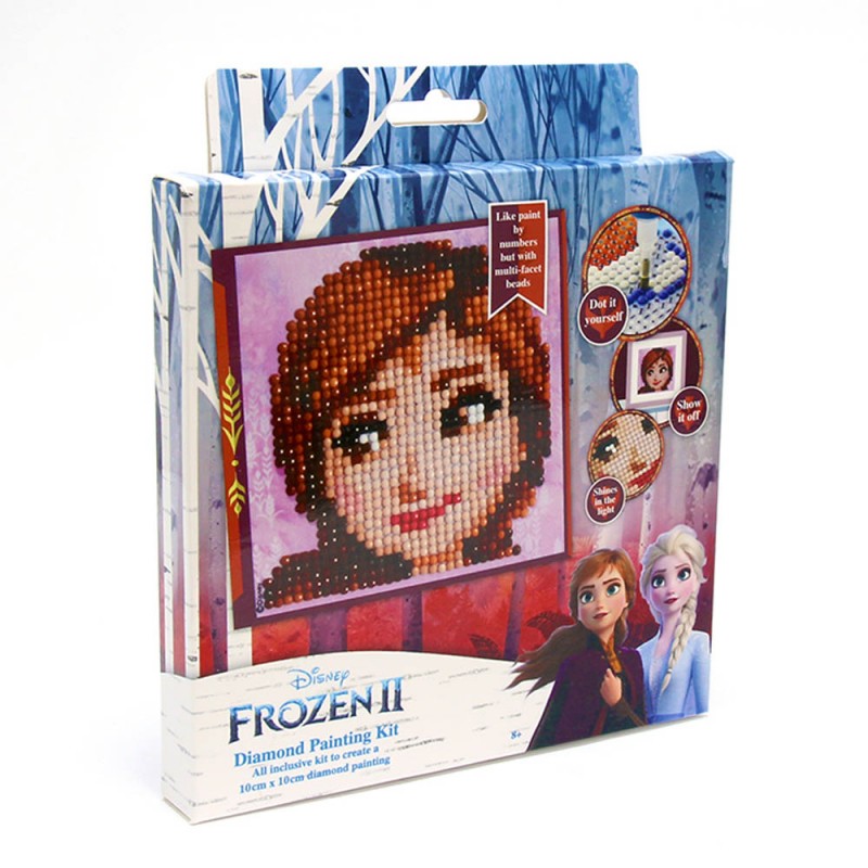 Diamond Dotz - Frozen Mini Anna 10x10cm - Diamond Art, Diamond Painting 5D  Art